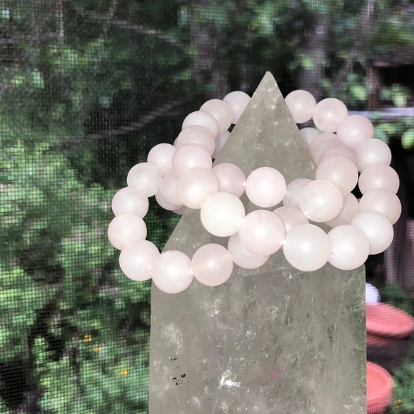 • I love you • Rose Quartz bracelet - Picture 4 of 6